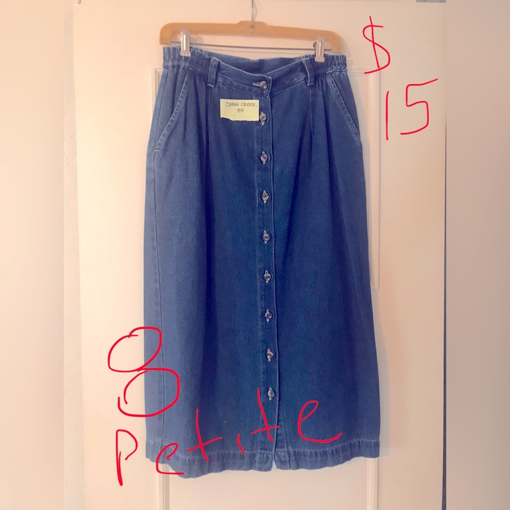 Jean Skirt